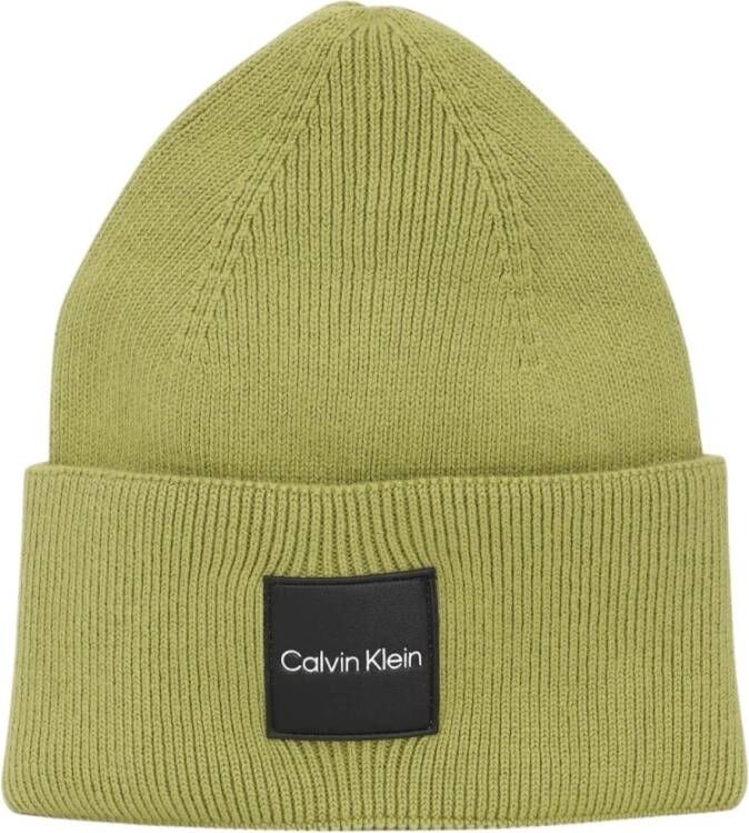 Calvin Klein Hats Green , Groen, Heren
