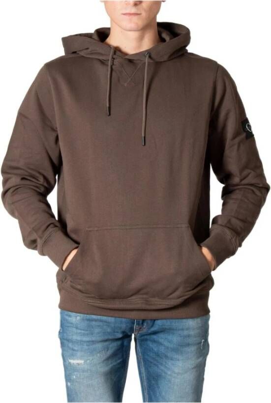 Calvin klein Jeans Hoodies & sweatvesten Bruin Heren