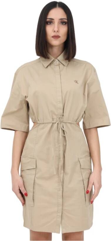 Calvin klein Jeans Casual kleedjes Beige Dames