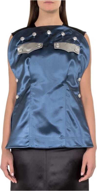 Calvin Klein Longsleeve shirts Blauw Dames