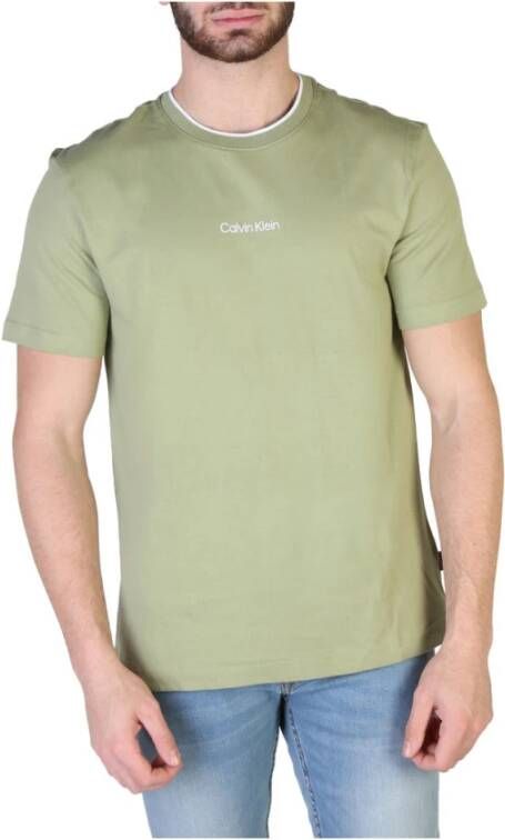 Calvin Klein T shirt K10K107845 , Groen, Heren
