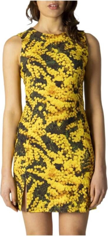 Desigual Casual kleedjes Geel Dames