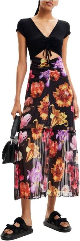 Desigual Casual kleedjes Zwart Dames