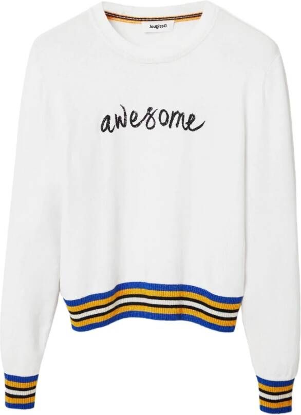 Desigual Hoodies & Sweatvesten Wit Dames
