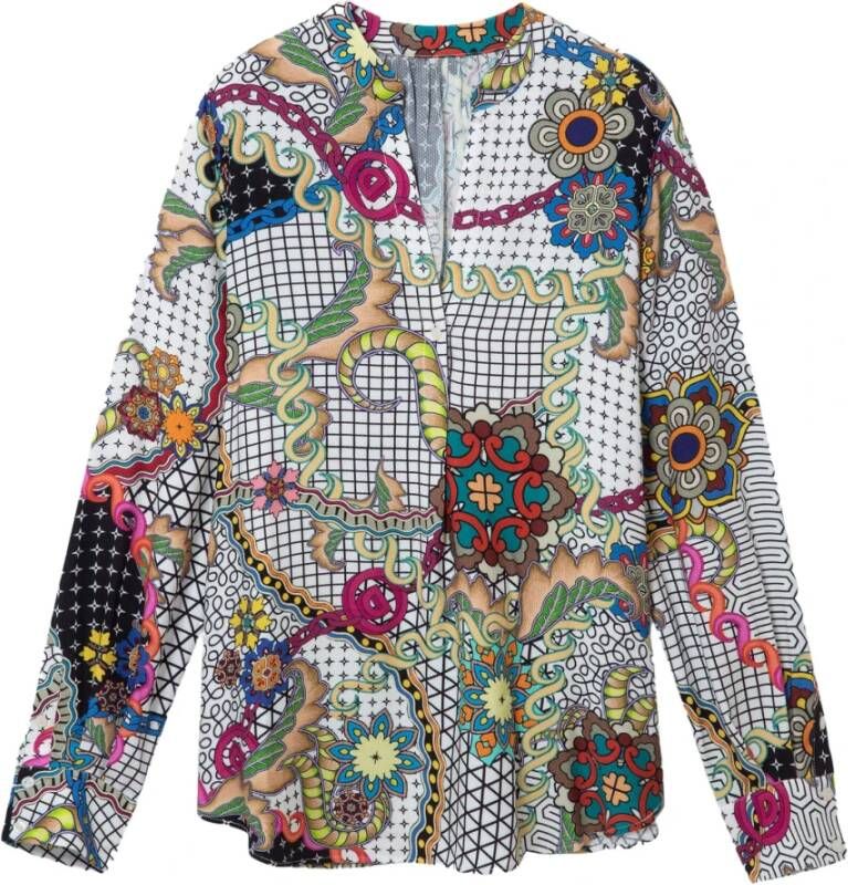Desigual Longsleeve shirts Wit Dames