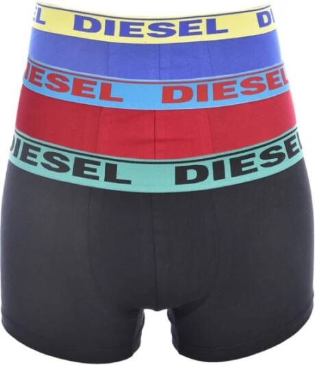 Diesel Tripack boksers strekken zich uit , Zwart, Heren