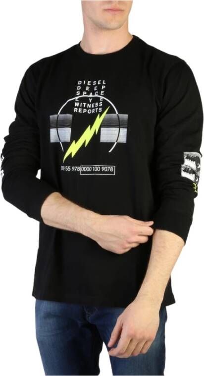 Diesel Sweatshirts hoodies , Zwart, Heren