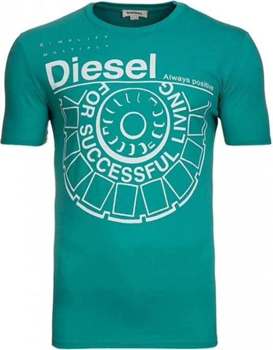 Diesel Shirts Groen Heren