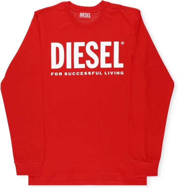Diesel T shirts Rood Heren