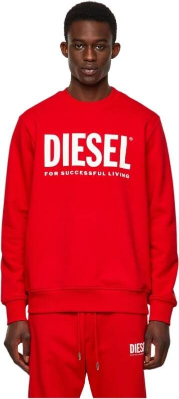 Diesel Felpe A02864 0Bawt S Girk Ecologo 42A , Rood, Heren