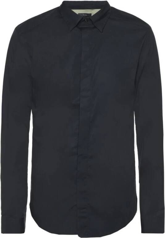 Diesel Zakelijke Overhemden Zwart Heren