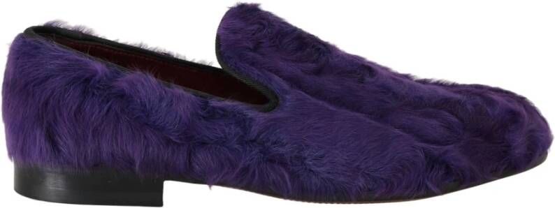 Dolce & Gabbana Instappers & Slip ons Paars Dames