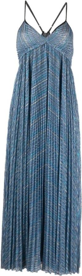 Forte Zomerkleedjes Blauw Dames