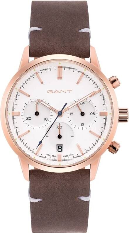 Gant Rose Gold Women Watches , Bruin, Dames