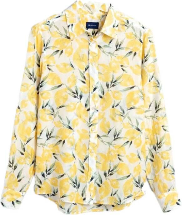 Gant Longsleeve shirts Geel Dames