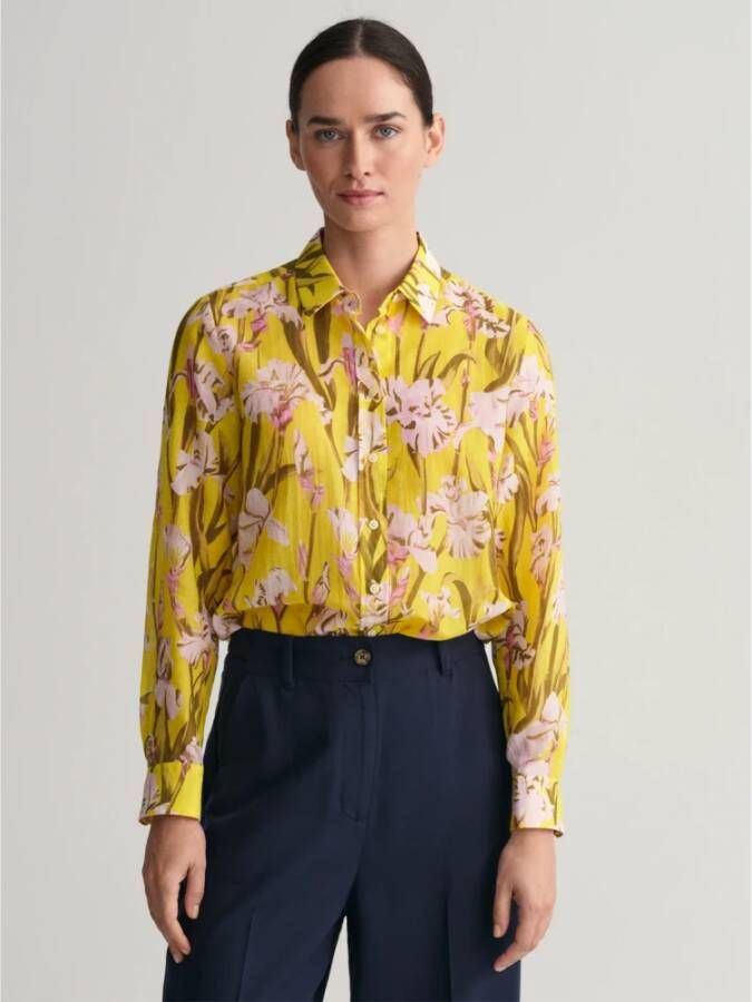 Gant Longsleeve shirts Geel Dames