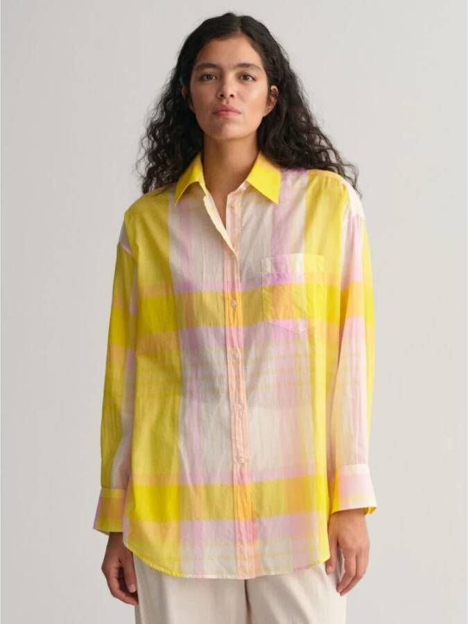 Gant Longsleeve shirts Geel Dames