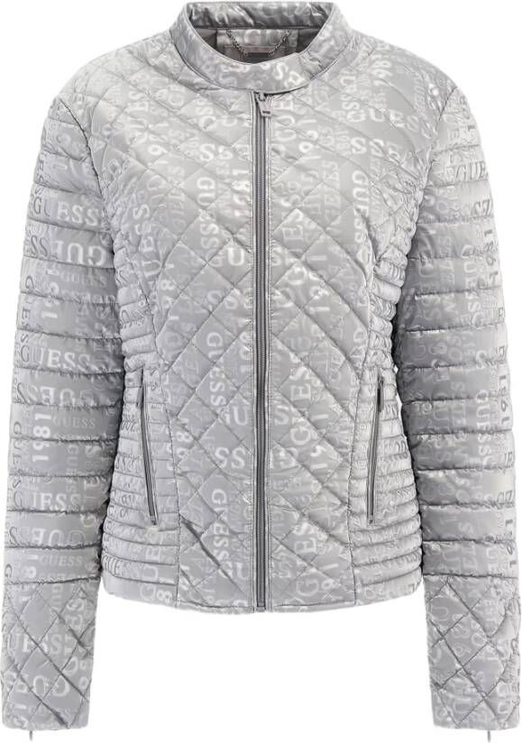 Guess Gewatteerde Jassen Grijs Dames
