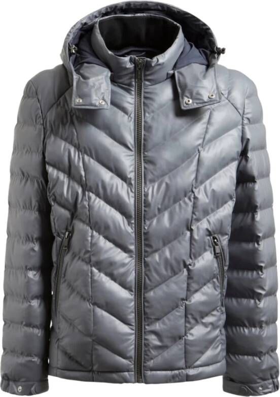 Guess Gewatteerde jassen Grijs Heren