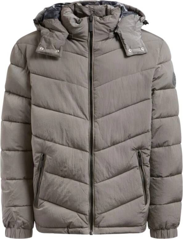 Guess Gewatteerde jassen Grijs Heren