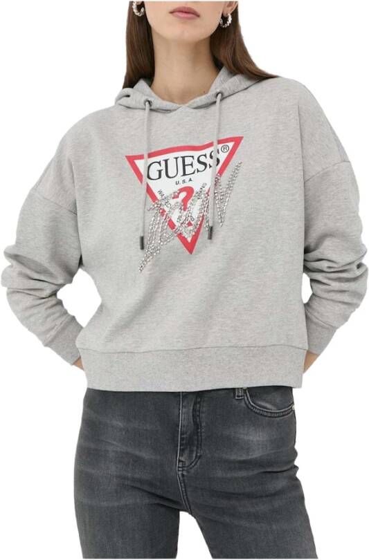 Guess Hoodies & Sweatvesten Grijs Dames
