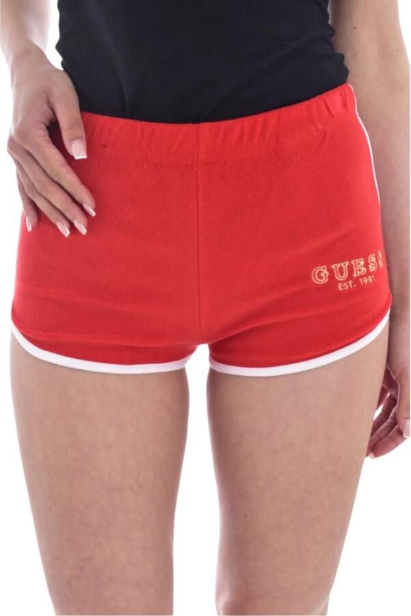 Guess Korte Broeken Rood Dames