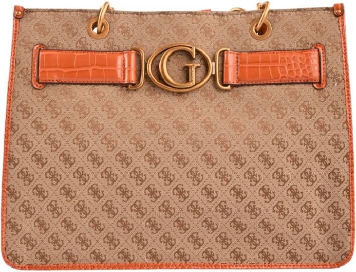 Guess Schoudertassen Oranje Dames