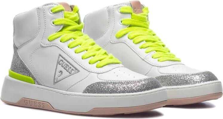 GUESS Maega hoge sneakers wit/multi