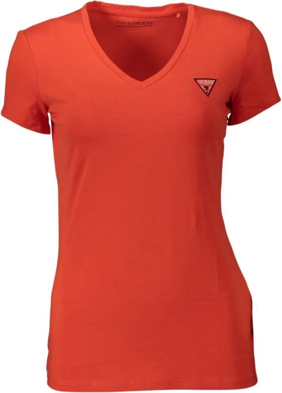 Guess T shirts Rood Dames