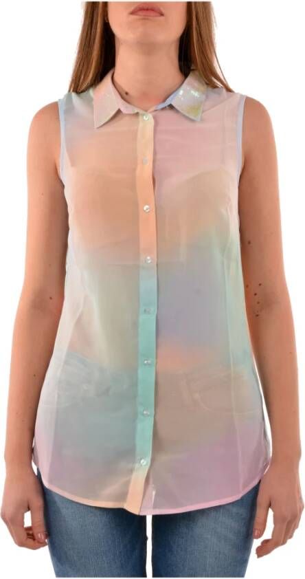 Guess Mouwloos Overhemd Print All Over