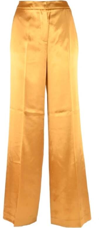 Guess Wijde Broeken Geel Dames