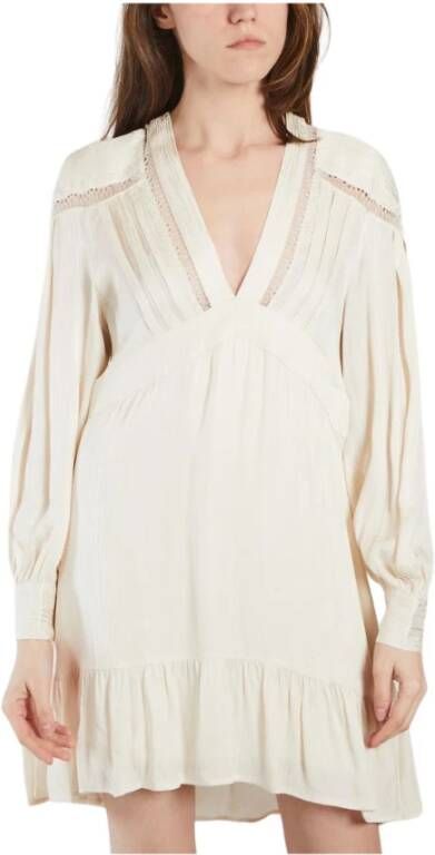 Iro Gebroken Wit Mini Jurk Bilam