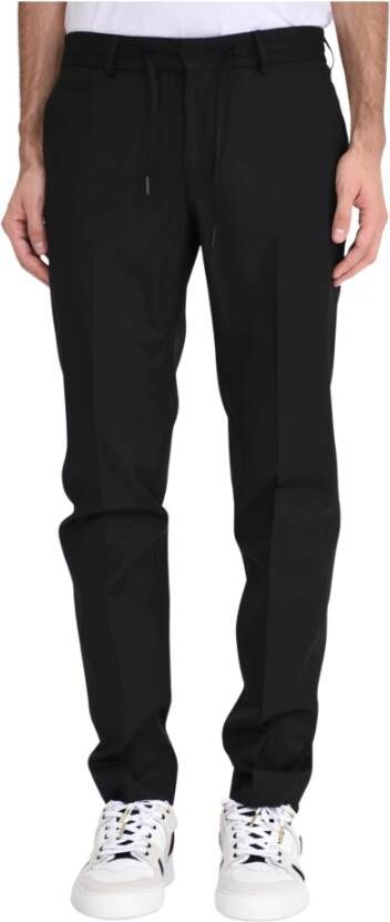 Karl Lagerfeld Taps toelopende broek , Zwart, Heren