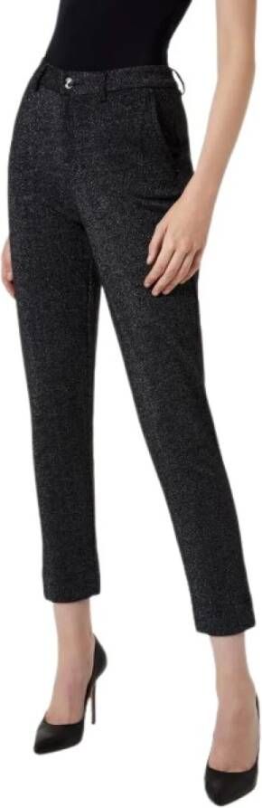 Liu Jo Bijgesneden broek , Zwart, Dames