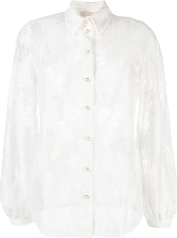 Liu Jo Longsleeve shirts Wit Dames