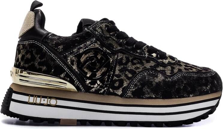 Liu Jo Maxi Wonder Sneakers , Zwart, Dames