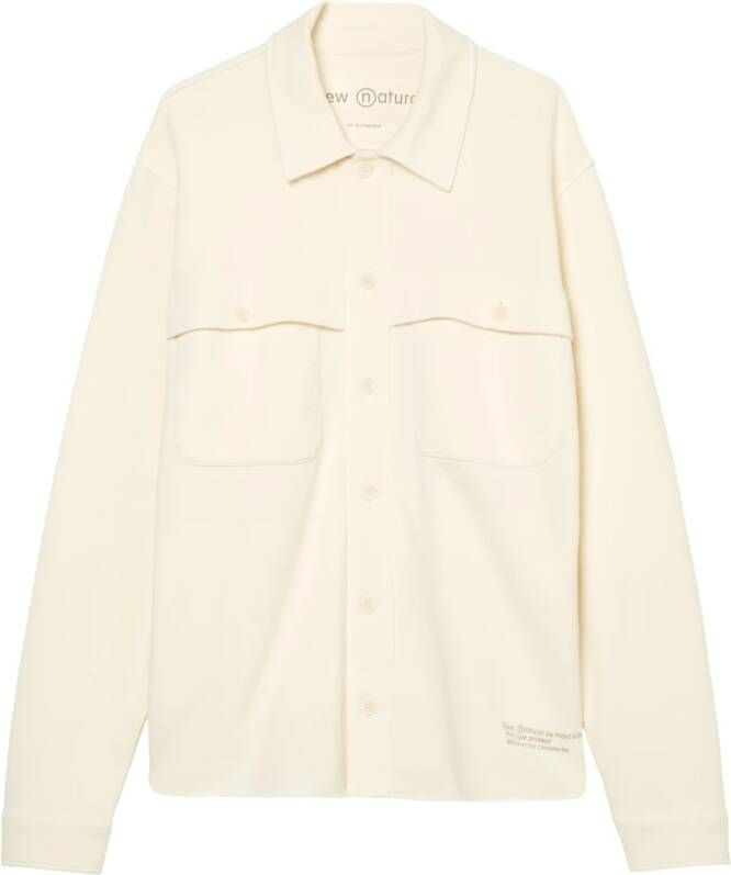 Marc O'Polo Overshirt in sweatshirt fabric , Grijs, Heren