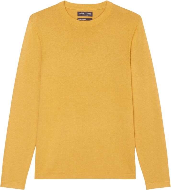 Marc O'Polo Truien met ronde hals , Geel, Heren