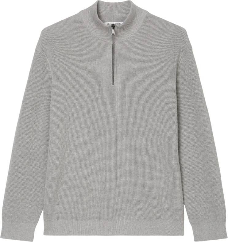 Marc O'Polo Gebreide kleding met V hals , Grijs, Heren