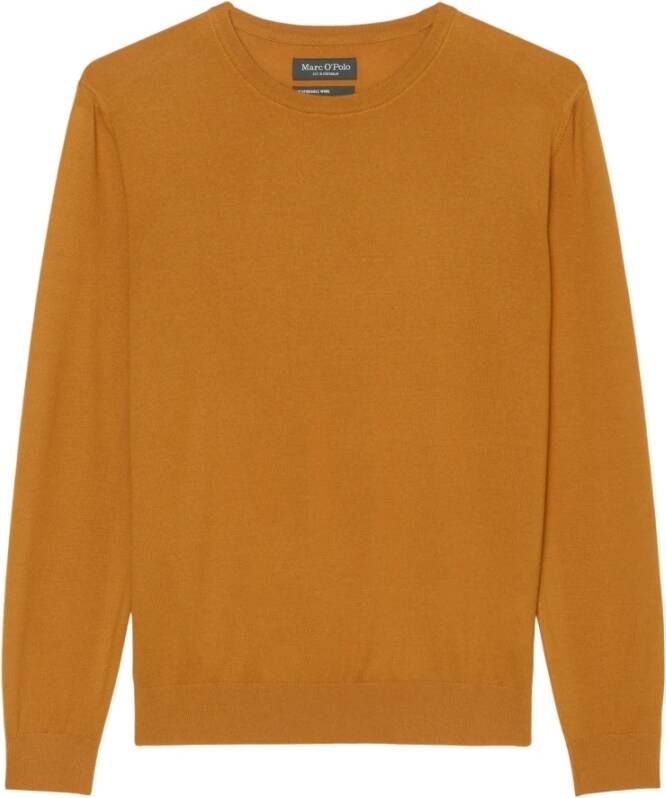 Marc O'Polo Truien met ronde hals , Oranje, Heren