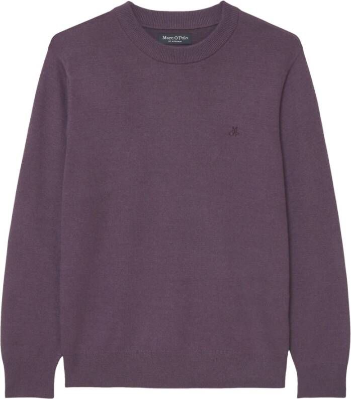 Marc O'Polo Truien met ronde hals , Paars, Heren