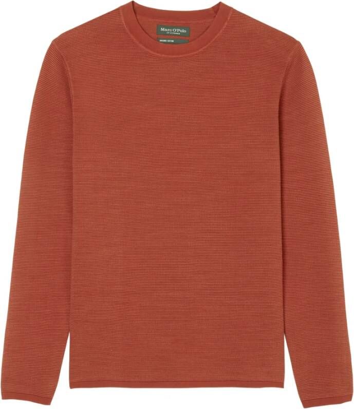 Marc O'Polo Truien met ronde hals , Rood, Heren
