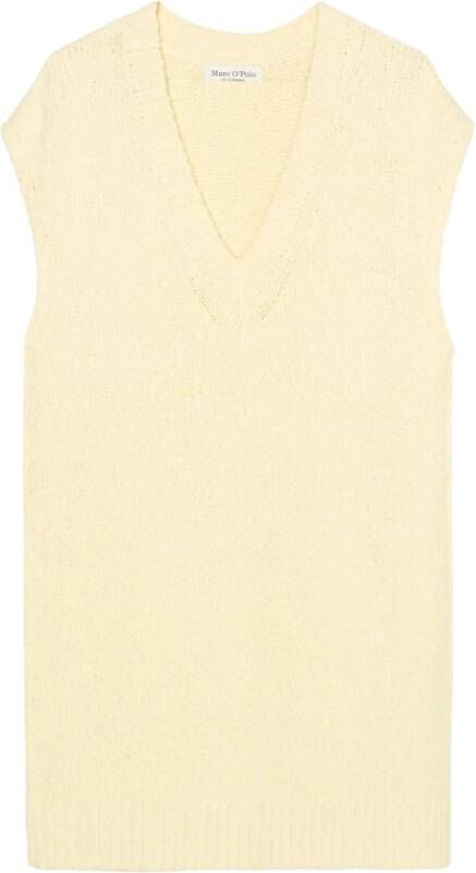 Marc O'Polo Daggebreide jurk , Geel, Dames