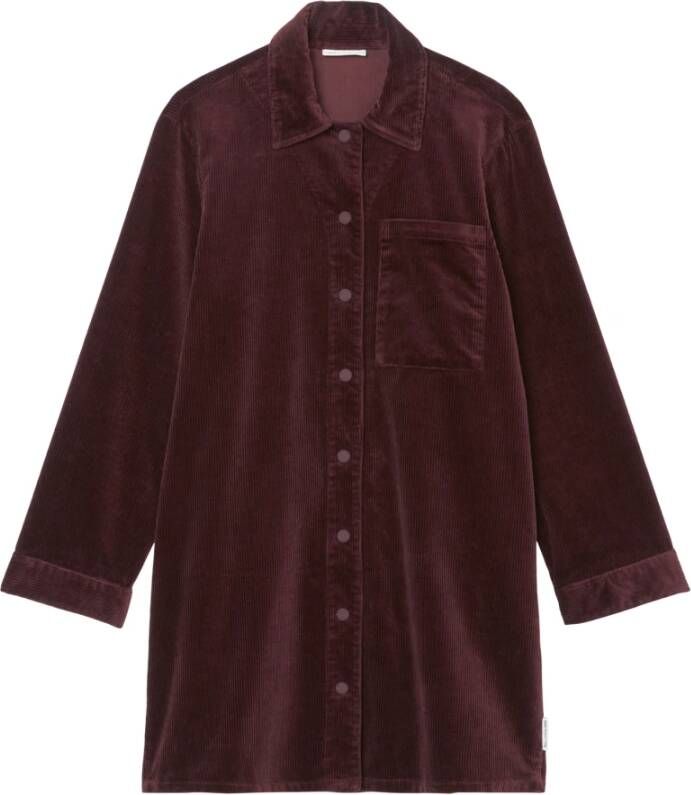 Marc O'Polo Dagshirtjurk , Rood, Dames