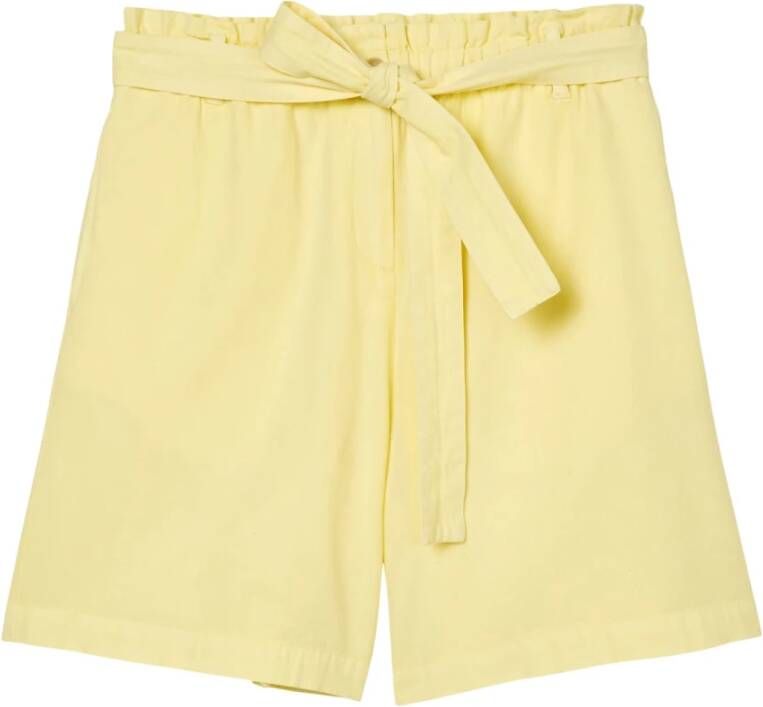 Marc O'Polo Papieren zak shorts , Geel, Dames