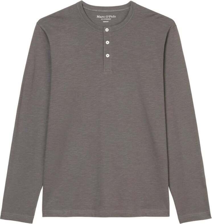 Marc O'Polo Topje met lange mouwen , Grijs, Heren