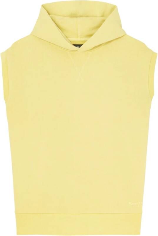Marc O'Polo Sleeveless sweatshirt , Geel, Heren