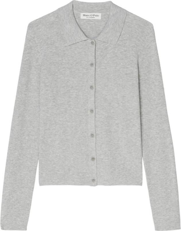 Marc O'Polo Fine knit cardigan , Grijs, Dames