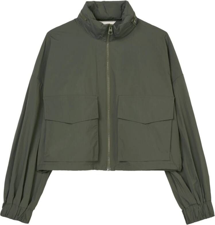 Marc O'Polo Crinkle nylon explorer jacket , Groen, Dames