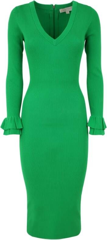 Michael Kors Gebreide jurken , Groen, Dames
